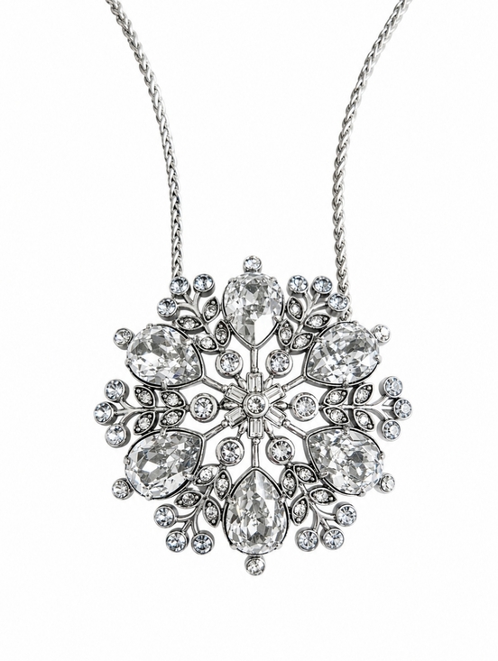 Brighton Jewelry - Brighton Winter’s Miracle Crystal Necklace NWT